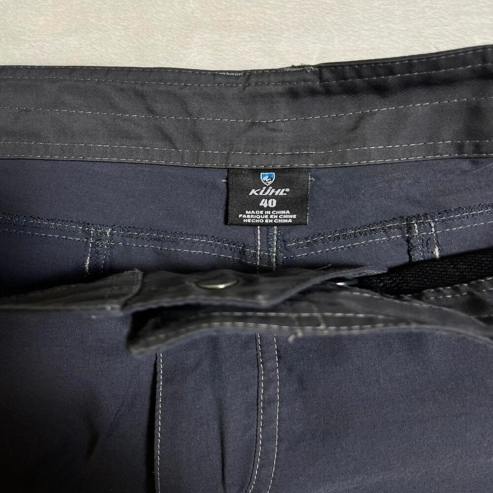 Kuhl Renegade Short Pants Men's 40 Performance Cargo Tech Dark Gray Gorp Outdoor - Picture 2 of 9